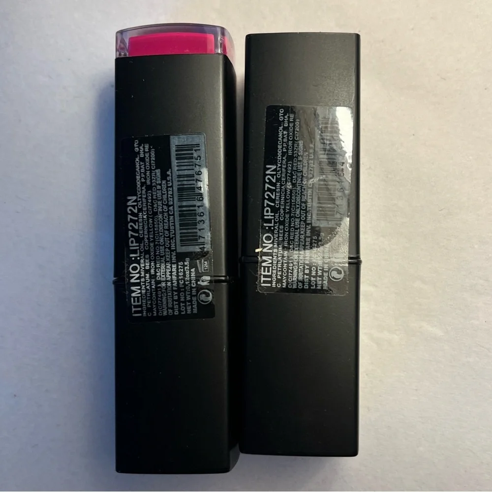 Amuse Matte Lips Lipstick - Vibrant Pink lot of 2